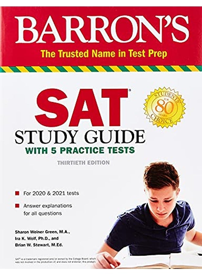 Sat Study Guide With 5 Practice Tests